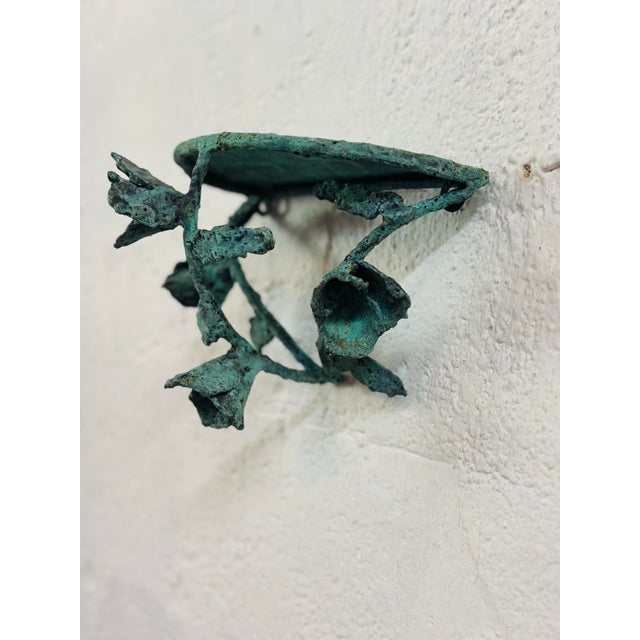 Hand Crafted Bronze Wall Brackets For Sale In Charleston - Image 6 of 10