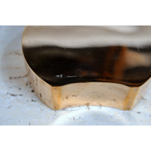 1970s Vintage Monique Gerber Polished Bronze Vase For Sale In Los Angeles - Image 6 of 7