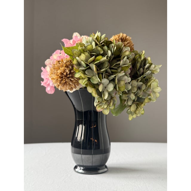 1930s Vintage Art Deco Hyalith Glass Vase, 1930s For Sale - Image 5 of 6