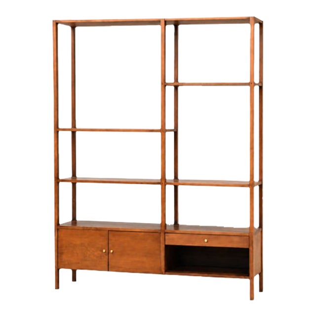 1950s Paul McCobb Planner Group Wall Unit Credenza For Sale