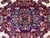 Beige Beige & Red Persian-Style Medallion Wool Rug, Natural Dyes, 5'7" X 8'3" For Sale - Image 8 of 15