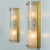 Clear Bubbled Glass Wall Lights attributed to Hillebrand, Germany, 1969, Set of 2 For Sale - Image 12 of 15