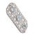 1920s French Art Deco 6.00 Carat Aquamarine Diamond Platinum Brooch For Sale - Image 4 of 6