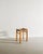 1960s French Mid-Century Wooden Four Legged Straw Stool attributed to Charlotte Perriand, 1960s For Sale - Image 5 of 5