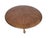 Mid 20th Century Vintage Solid Oak Claw Foot Pedestal Dining Table With 24" Leaf | 48" Round Expands to 72" For Sale - Image 5 of 6
