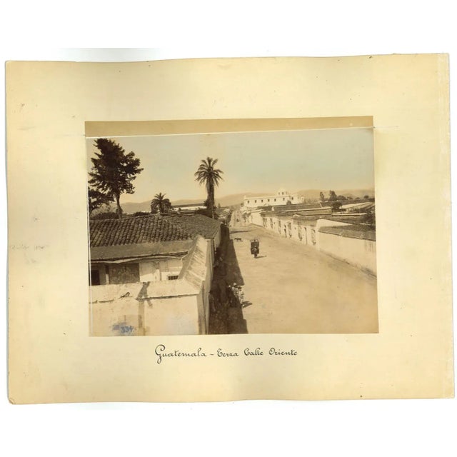 Ancient Views of Guatemala City is a set of two original albumen prints made in 1880s. Prints in very good condition,...