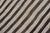 Vintage Turkish Kilim Runner Brown Stripe Ivory Neutral Wool Flatweave For Sale - Image 12 of 12