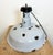 Large Industrial Grey Enamel Factory Lamp, 1950s For Sale - Image 13 of 17