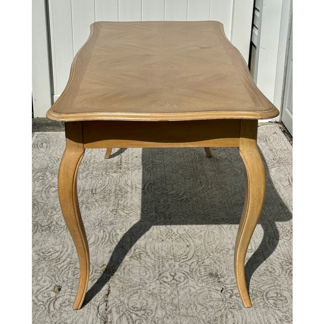 Vintage (1990's) Desk/Writing Table made by National Mt. Airy Furniture. This Desk has a Country French Style. Made of...