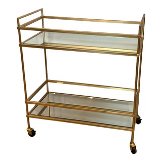 West Elm Terrace Bar Cart For Sale