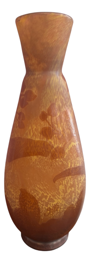 Antique Nancy Vase by Emile Gallé, 1890s
