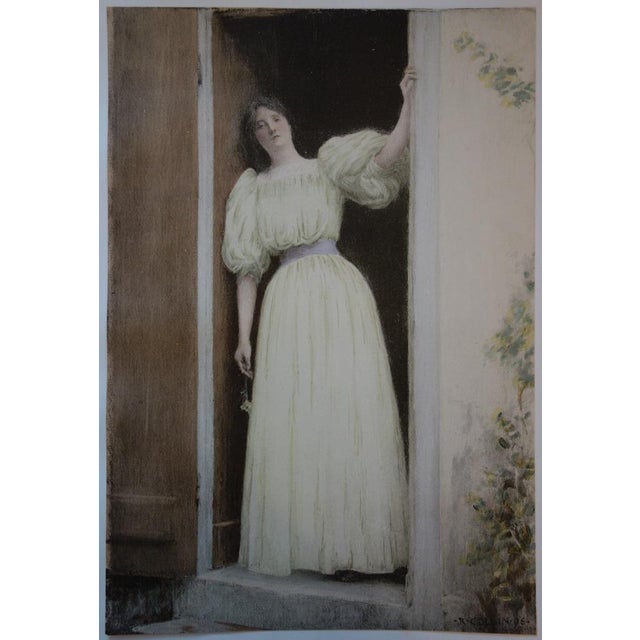 Raphael Collin Departure Original color lithograph on fine vellum Signed in the plate Dimensions 40 x 31 cm Lithograph...