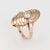 Stylish vintage retro diamond ring (circa 1940s to 1950s) crafted in 18 karat yellow & rose gold. Old European cut diamond...