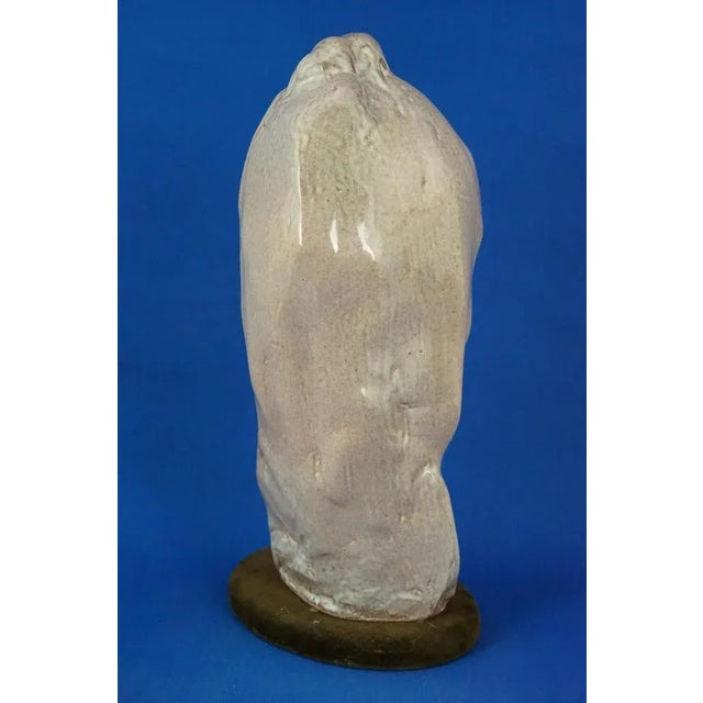 Ceramic 20th Century Majolica Bust of a Girl by Pietro Melandri for Matteucci, Italy For Sale - Image 7 of 18