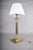 Dutch Neoclassical Brass Column Table Lamp, 1950s For Sale - Image 6 of 10
