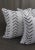 Traditional Authentic "Mudcloth" White With Black Design Pillows - Set of 3 For Sale - Image 3 of 6