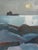 Mid-Century Modern 'Moonlit Sea' Vintage Original Abstract Coastal Landscape Oil Painting, Framed For Sale - Image 11 of 14