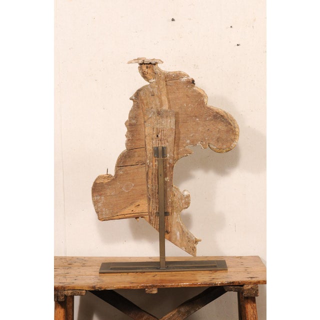 18th Century Italian Carved Acanthus Fragment on Stand For Sale - Image 10 of 10