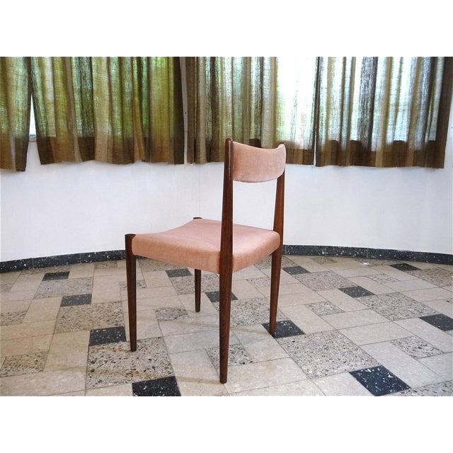 Velvet Dining Chairs from Lübke, Germany, 1960s, Set of 4 For Sale - Image 16 of 18