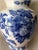 Late 19th Century Antique C1888 Victorian, Aesthetic Transferware Water Pitcher, Althea, Blue Flowers For Sale - Image 5 of 9