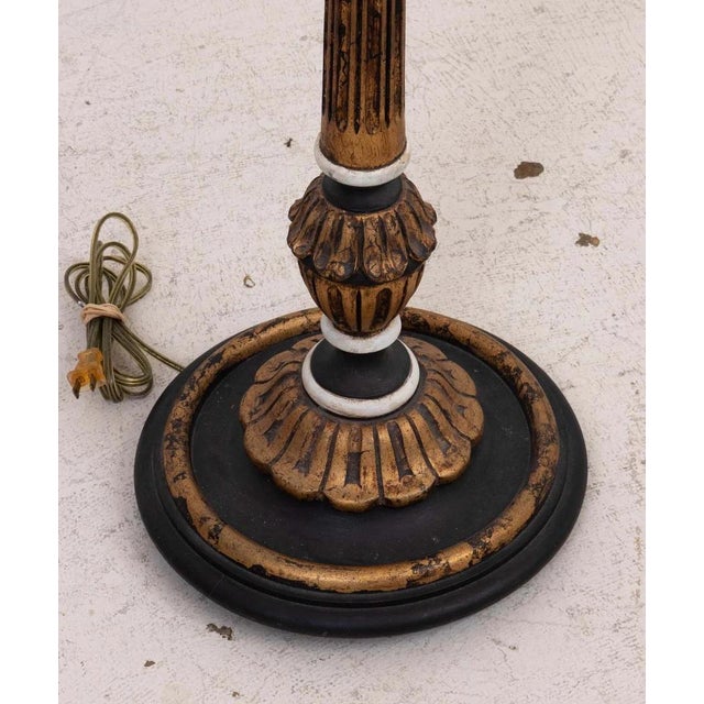 Regency Style Gilt Floor Lamp For Sale - Image 4 of 13