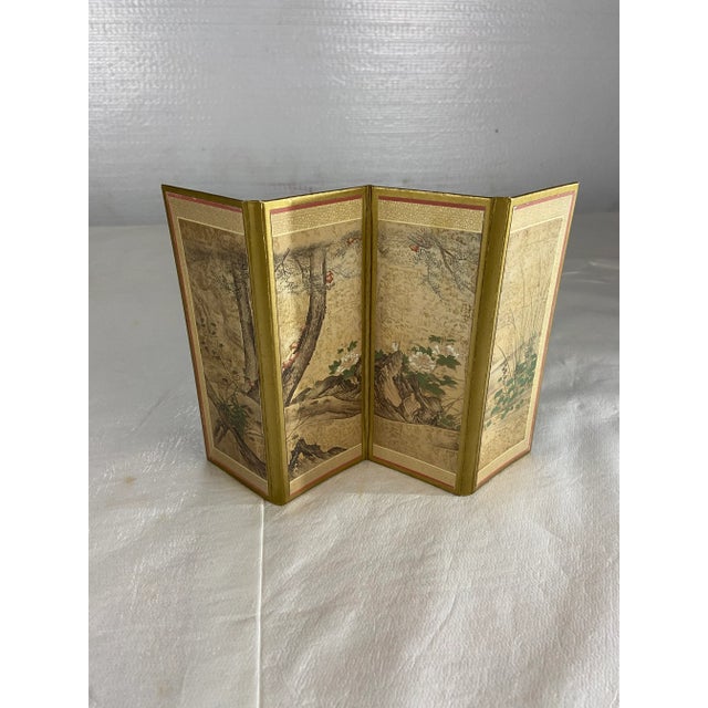 Textile Small Chinoiserie Screen Photo Frame For Sale - Image 7 of 7