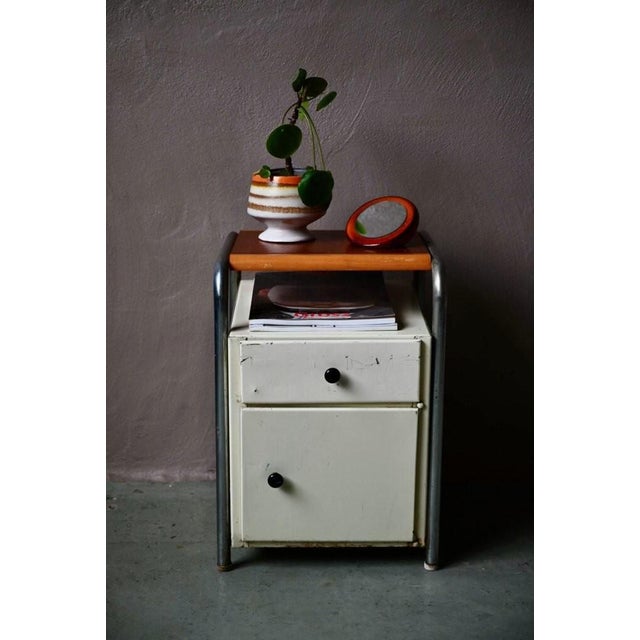 Industrial Bedside Table, 1950s For Sale - Image 6 of 18