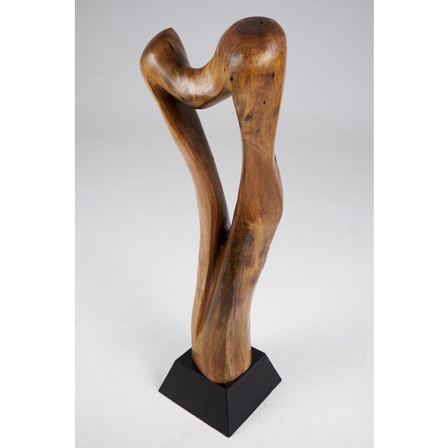 Wood Still Stand Abstract Wood Sculpture by Logniture For Sale - Image 7 of 17