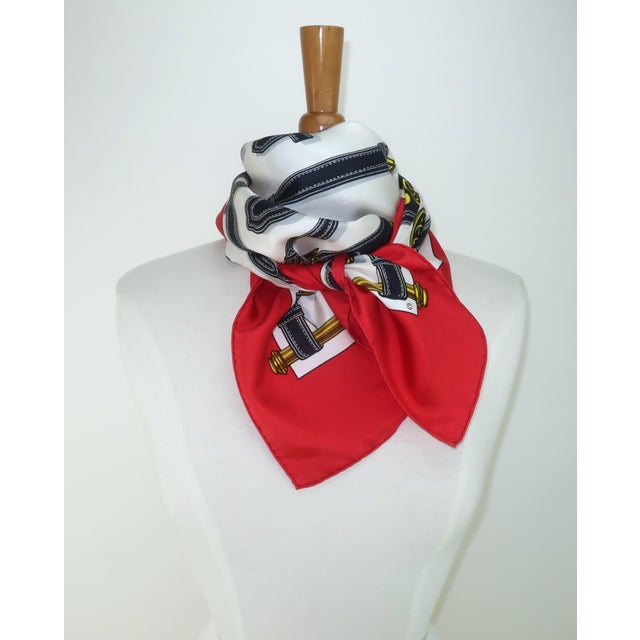 Hermès Harnais Des Présidents Silk Scarf, 1980's For Sale - Image 14 of 17