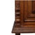 Brown Continental Gothic Carved Oak & Stained Leaded Glass Court Cupboard C1900 For Sale - Image 8 of 17