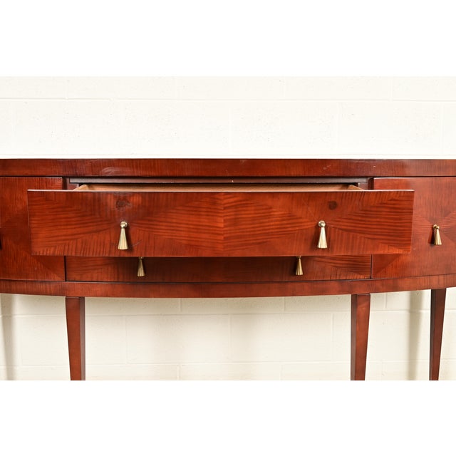 Brown Baker Furniture Modern Regency Sideboard Credenza For Sale - Image 8 of 15
