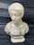 Early 20 Th Century Carved Stone Alabaster Bust of Beatrice Signed Prof. G. Besji Made in Italy For Sale In Washington DC - Image 6 of 11