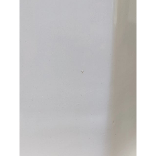 Ceramic Vintage Italian White Ceramic Column Plant Stand Pedestal Plinth For Sale - Image 7 of 8