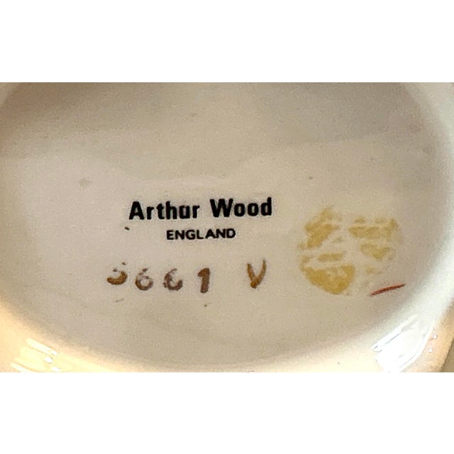 Mid 20th Century Arthur Wood Engraved Tea Pot For Sale - Image 10 of 12