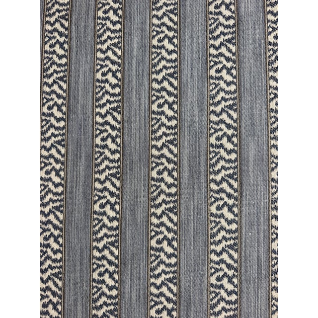 Colefax and Fowler Tilney Stripe F4864-03 Color: Blue Fabric 2 1/2 Yards For Sale - Image 4 of 6