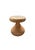 Wood Sculptural Round Table Crafted From Solid Mango Wood, Natural Finish For Sale - Image 7 of 7