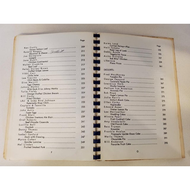 1970s Hollywood Celebrity Cookbook, Vintage For Sale - Image 11 of 12