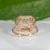 Gold 3.5Ct Lab Grown Diamond Ring With Natural Diamond Accents: Solid 14k Gold,, Size 6.75 For Sale - Image 8 of 10