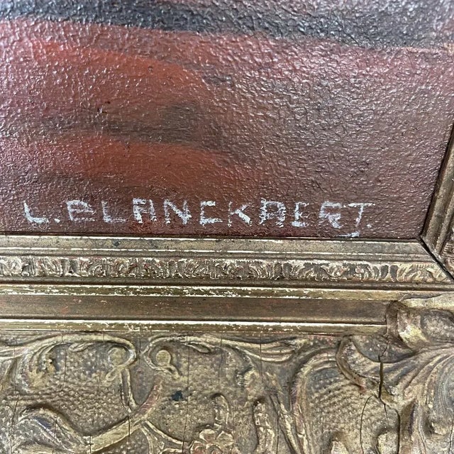 L. Blanckaert, Still Life, 1800s, Oil on Panel For Sale - Image 11 of 15