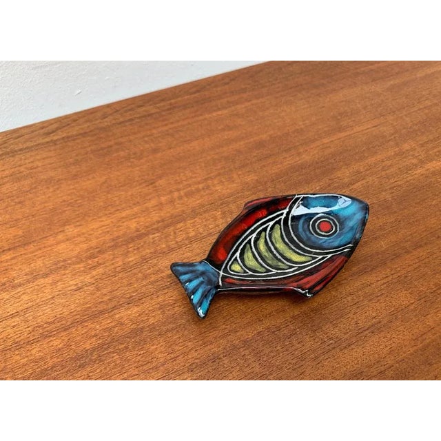 Mid-Century German Ceramic Fish Bowl, 1960s For Sale - Image 4 of 11