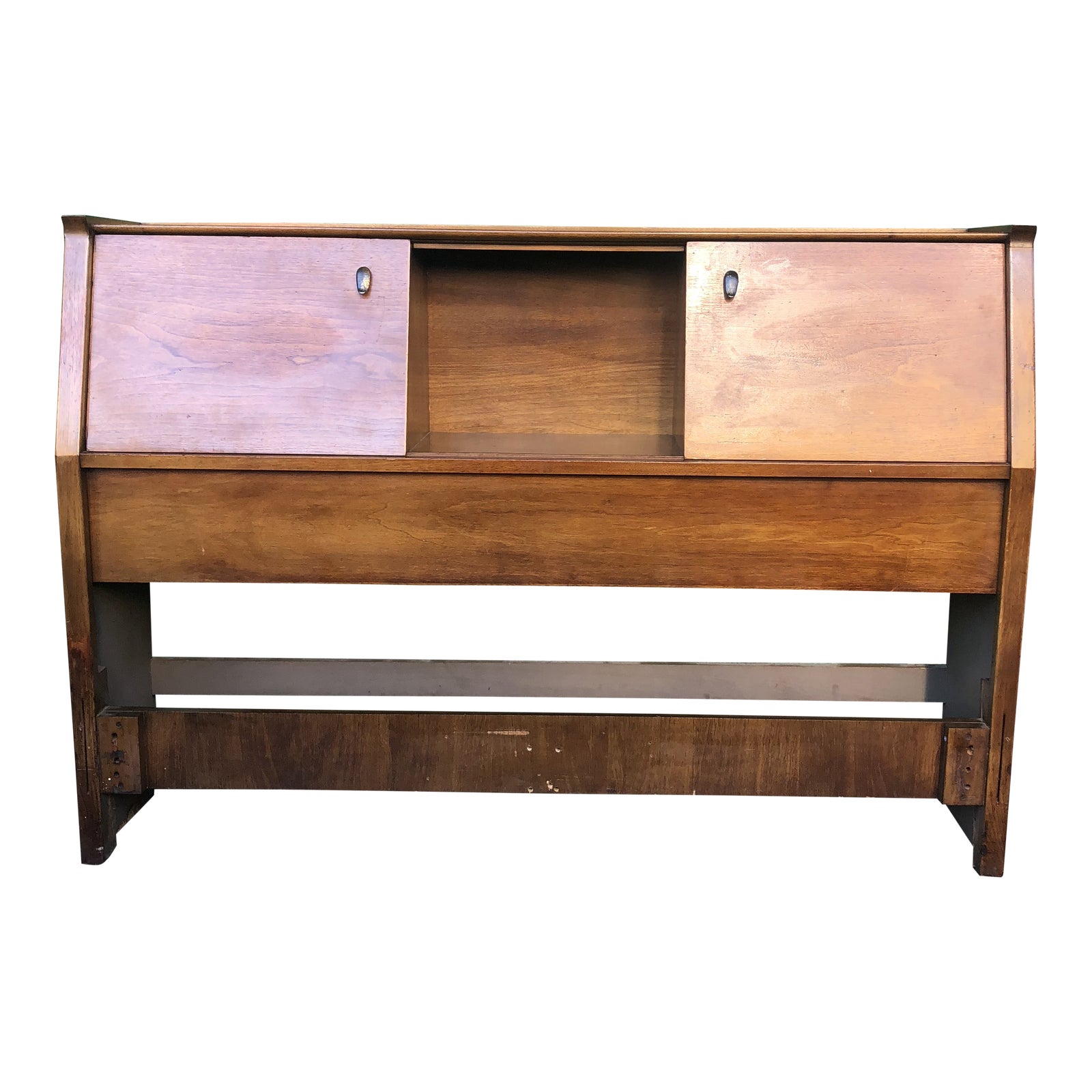 Mid Century Modern Full Size Storage Headboard by Drexel Chairish