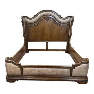 Marge Carson King Wingback Bed For Sale