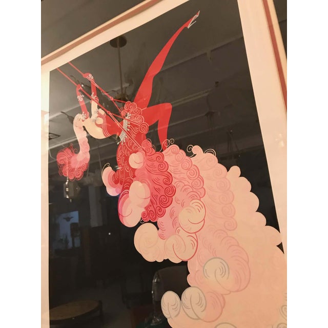 Drawing/Sketching Materials Erte ‘French, 1892-1990’ the Trapeze For Sale - Image 7 of 9