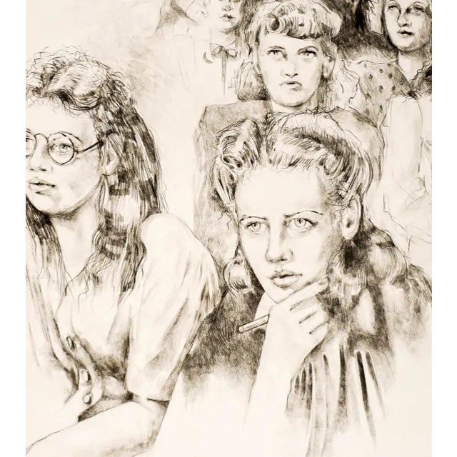 Ann Chernow (born 1936) "Hooray for Hollywood" 1984, numbered 3 of 37. This work is included in the artist's 2001...