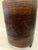 Brown Carved Wood Drum End Tables -a Pair For Sale - Image 8 of 13