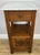 Antique French Oak Bedside Table with Marble Top For Sale - Image 12 of 12