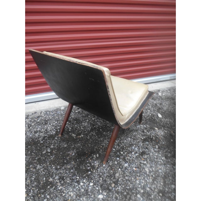Carter Brothers Early Mid-Century Modern Carter Bros. Scoop Chair For Sale - Image 4 of 5