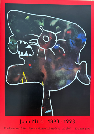 Joan Miró, Head of a Man, Print