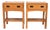 Stickley Mission Oak Arts & Crafts Nightstands or Side Tables, Pair For Sale