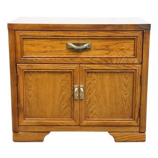 Thomasville Furniture Kallista Collection Contemporary Transitional 27" Cabinet Nightstand 25812 For Sale